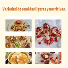 Pizza Maker Plus, Parrilla eléctrica para interiores, Plancha antiadherente para pizzas, quesadillas, tortillas, nachos y más, Plancha eléctrica para comidas y refrigerios deliciosos, Plateada - Rojo - Ver 5