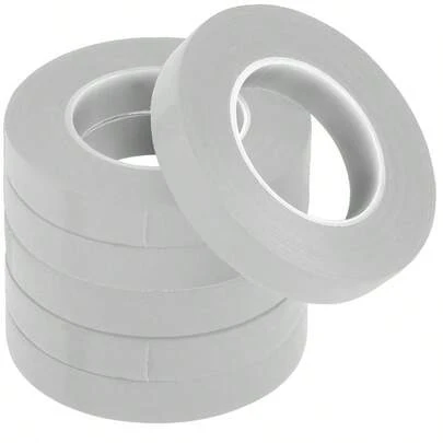 8 - Pack Flower Floral Project Arrangement Bouquet Tape, White, 1/2 - Inchx 20 - Yards