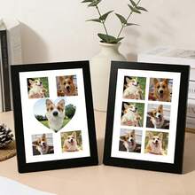 Customized Pet Photo Frame - Personalized Dog Photo Display Holder, Customized Pet Gift, Ideal For Pet Lovers' Collage, Birthday/Anniversary, Perfect Gift For Dog Lovers & Pet Memorial Home Decor