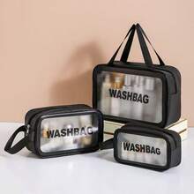 Toiletry Bags - Black and White - View 1