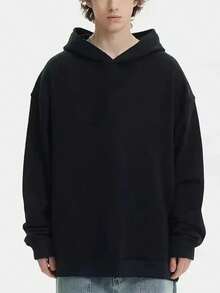 Rapper SAIKO Corazón Album Letters Print Sweatshirts Men Women Harajuku Hip Hop Hoodies Loose Casual Oversized Hoodie Streetwear - Black - View 5