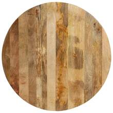 vidaXL Tavolo da pranzo 110x75 cm Bois de manguier massiccio - Castano - Visualizzare 3