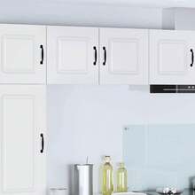 vidaXL Armoire de cuisine Kalmar 2 pcs Blanc 40 x 31 x 40 cm - Blanc - Voir 1
