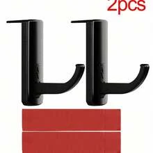 4pcs/2pcs/1pc Headphone Holder Hook Rack, Suitable For Computer Headset, Monitor Edge, Desk, Wall, Gaming, Compact & Sturdy Headphone Stand, Provides Solid Support And Space Saving - Nhiều màu - Xem 5