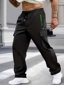 新款春夏男士工装裤，宽松直筒多口袋休闲裤，春秋季