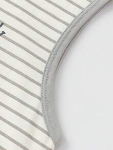 Balabala Unisex Sleeveless Top, Cool & Quick-Dry Fabric, Soft Touch Comfort, Summer Tank Top - White Grey Tone - View 4