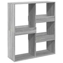vidaXL Cloison de separation sonoma gris 100x33x115 cm made of engineering - Grigio - Visualizzare 6
