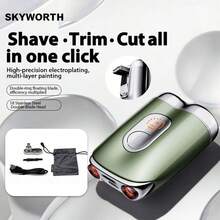 SKYWORTH 2Ultra Mini Electric Shaver For Men, Racing-Inspired Design, 3-In-1, USB-C Rechargeable - Multicolor - View 14
