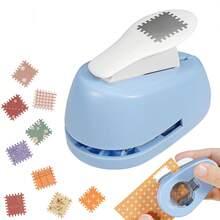 1 cái dụng cụ đục lỗ giấy hình chữ nhật 0.8x0.7 inch, có viền dập nổi, thích hợp cho các dự án thủ công DIY và làm sổ lưu niệm | Thiết kế cầm tay bằng cần gạt (Phổ biến: Đồ thủ công năm mới, dụng cụ làm sổ lưu niệm mùa đông, dụng cụ nghệ thuật giấy cổ điển, vật dụng lưu giữ kỷ niệm, phụ kiện sổ tay thủ công) - nhiều màu - Xem 6