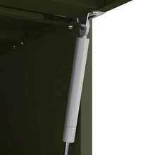 vidaXL Armoire murale pour garage Vert olive 80 x 40 x 53 cm - Vert olive - Voir 8