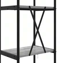 vidaXL Étagère Gris Sonoma 40 x 30 x 146 cm Legno di ingegneria - Grigio - Visualizzare 9