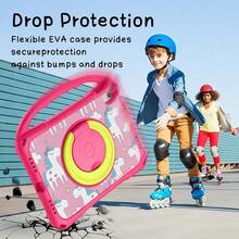 MX  Cute Case For IPad 11th Gen A16 11" 2025/ 10th Gen 10.9" 2022 Shockproofweight Cover With 360° Rotating Kickstand Cartoon Design Protective Case For Girls And Boys (Pink) - Hồng - Xem 3