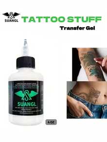 Tattoo Transfer Gel, Transfer Gel For Body Art Painting Tattoo Supplies - Great For Professional Artists And Beginners - 彩色 - 查看 4