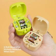 Máy dán sticker mini hoạt hình sáng tạo, hộp nổ bất ngờ, đồ chơi giảm căng thẳng, móc khóa, mặt dây chuyền ba lô - Trang trí bàn làm việc - Vật phẩm sưu tầm - Quà sinh nhật - Quà Phục sinh - Quà năm mới - Quà lễ hội - Quà cho người yêu thích sở thích - Đồ chơi - Quà tặng - Xem 3