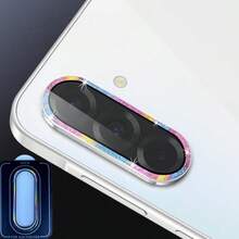 Shiny Pink Lens Film, Compatible With Samsung Galaxy A26/A36/A56, S25 Edge, Shiny Lens Film With Positioning For Easy Installation, High Definition Tempered Glass Anti-Scratch Wear-Resistant Lens Protector, Lens Protection Pad, Lens Protector, Multiple Colors Available: Shiny Pink, Shiny Blue, Silver, Purple, Multicolor Lens Protection Sticker - Multicolor - View 14