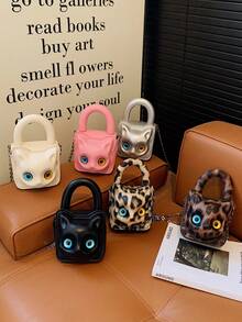 New 3D Stereoscopic Cat Bag, Cute Earphone Case, Mini Punk Style Handbag, Coin Purse, Evening Clutch - Cat Bag - View 2