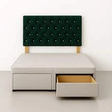 2ft6 Chesterfield Coniston Headboard In 26inch - Cream Coniston - View 4