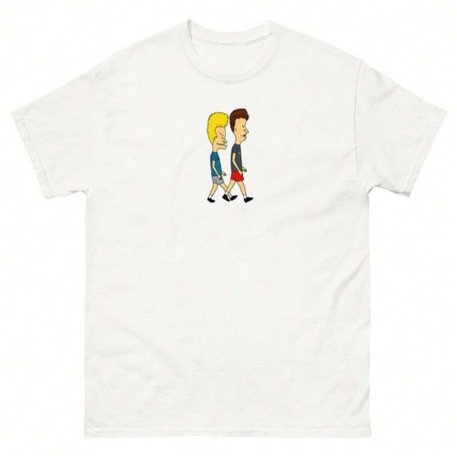 Beavis And Butthead Graphic T-Shirt - White - View 1