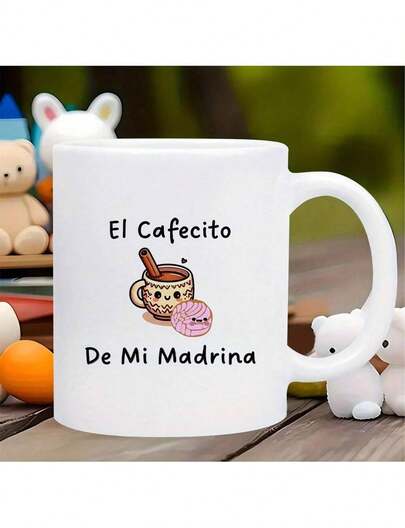 1 Piece 11 Oz Ceramic Coffee Mug My Grandmas Coffee - Cute Coffee And Pastry Design Perfect For Summer And Winter DrinksIt Is A Novel Customized Gift Water Mug Suitable For Both Men And Women. It Is Highly Suitable For Giving As A Gift On Valentine's Day, Mother's Day, Father's Day, Thanksgiving Day, Birthdays, And Anniversaries.Father's Day Gifts