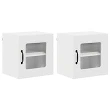 vidaXL Armario de cocina Kalmar 2 unidades blanco brillante 40 x 31 x 40 cm - Blanco - Ver 2