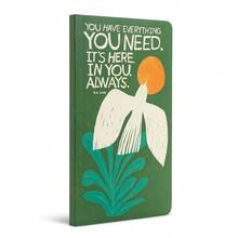 Softcover Journal – You Have Everything... – A Write Now Journal With 128 Lined Pages, 5\ W X 8\ H - EverythingGreen - View 9