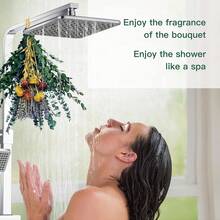 17英寸干花花束，包含多种干花，如金槌花、玫瑰、燕麦、薰衣草和金鸡菊，适合波西米亚风家居、婚礼餐桌花瓶装饰、春季情人节、母亲节等场合。 - 混色B - 查看 5