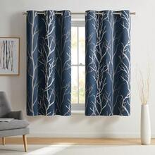 VCNY Home - Curtains, Blackout Window Panels With Grommet Top, Stylish Home Decor (FKingdom Blue, 40\ X 63\) - 藍色的 - 查看 1