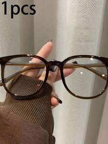 1副防蓝光眼镜 - 时尚方形假眼镜，防辐射电脑游戏眼镜，男女通用防蓝光眼镜，缓解眼疲劳 - 彩色 - 查看 10