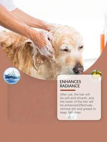 YEGBONG Champú suave de limpieza para mascotas, suavizante y cuidado para el pelaje del perro - Multicolor - Ver 7