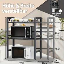 Baker's Racks - Black - View 6