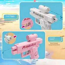 1pc Double-Sided Water Gun, Reverse Squirt Water Gun Toy, Creative Prank Squirt Water Fight Weapon, Same Design As He Chenguang Water Gun - Multicolor - View 7