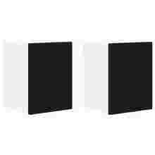 vidaXL Armadio da Cucina 2 pz Nero 30 x 31 x 40 cm Bois d'ingénierie - nero - Visualizzare 2