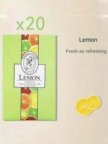 20pcs Bedroom Wardrobe Bookshelf Air Freshener Sachets, Assorted Floral Scents, Hanging Wardrobe Deodorizer, Moth Repellent, Fragrance Bags, Holiday Gift, Suitable For Dorm & Home