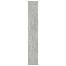 vidaXL Tavolo da biblioteca/mobile TV 3 pz Grigio cemento 180x30x180 cm - Grigio - Visualizzare 5