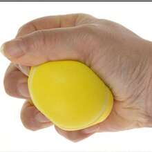 健身握力球、握力训练球、手指力量训练器材、握力康复球 - 黃色 - 查看 4