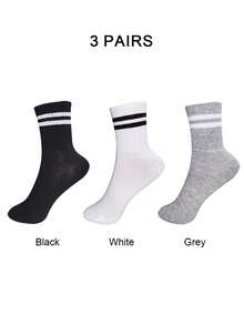 1/3/6 Paar Herren gestreifte Business-Casual Bootsocken, geeignet für Arbeit und täglichen Gebrauch, Herrensocken, geeignet für Frühling, Herbst und Winter, atmungsaktive Mesh-Details, Belüftungslochdesign, feuchtigkeitsableitend, weich und glatt, geeignet für verschiedene Anlässe wie Feste, Sport, Lässig und Geschäft, das ganze Jahr über tragbar - Verschiedenfarbig - Übersicht 13