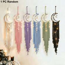 Affordable Moon Macrame Dream Catcher | Ramadan/Eid Decor | Home Gathering | Party/Home/Indoor/Outdoor Decor | Valentine's Day Gift | Home Decor