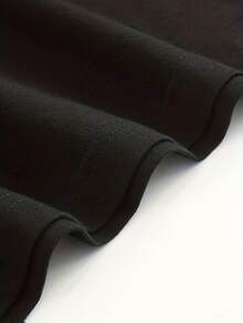 Fashionable, Casual Women's Round Neck T-Shirt For Mother's Day, Short-Sleeved Top For Daily Sports, With A Unique Starfish Print, Perfect As A Gift For Friends And Family, Spring Outfit, Cotton T-Shirt. - 黑色 - 查看 4