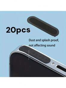 20pcs Black Nylon Dust-Proof Net, Compatible With Apple Phone Speaker - No Electronics/Battery Required, Easy To Install, Protective Cover, Improve Sound Quality, Speaker Dust Net, Protective Net, Flexible Net Dust Cover, 20 Pieces Set - Multicolor - View 4