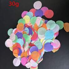 30g/Pack 2.5cm Multicolor Confetti For Party, Festival Decorations,Christmas - Multicolor - View 8