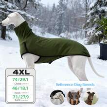 1pc Pet Hoodie, New Pet Clothes, Solid Color Patchwork Pet Dog Clothes, Warm High Collar Dog Apparel - Multicolor - View 24