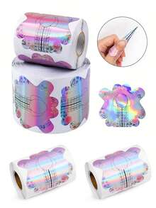 200/100pcs Nail Extension Paper Rack, Laser Extension Paper, Nail Extension Strips, Suitable For C-Curve Acrylic UV Gel Nails, Nail Extension Tool Guide Sticker Set, Nail Art Supplies, Nail Tools, Nail Art Tools, Back To School, Nails, Nail Tools, Press-On Nails