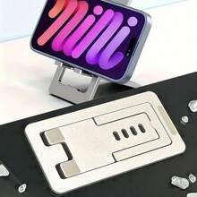 Folding Phone Holder With Adjustable And Stretchable Design For Lazy People, Tablet Live Streaming Online Course Holder, Gift Holder - Multicolor - View 5