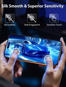 Bộ 3 miếng dán màn hình cường lực siêu nét, phủ toàn màn hình, tương thích với iPhone 17/17Pro/17Air/17Pro Max, 16/16Pro/16Plus/16Pro Max, 15/15Plus/15Pro/15Pro Max, 14/14Plus/14Pro/14Pro Max, 13 Mini/13/13Pro/13Pro Max, 12 Mini/12/12Pro/12Pro Max, 11/11Pro/11Pro Max. Chống trầy xước, chống sốc, chống bám vân tay, độ cứng 9H, dễ dàng lắp đặt. Phụ kiện bảo vệ màn hình thiết yếu, thích hợp sử dụng hàng ngày, văn phòng, nhà. Miếng dán màn hình điện thoại, phụ kiện điện thoại, chống nước, chống sốc, chống rơi, chống trầy xước. - Trong sáng - Xem 4