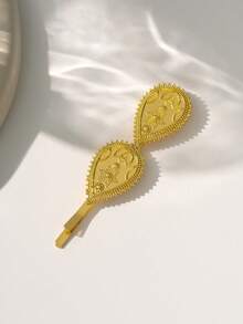 Herseygold 1pc Middle Eastern Arabic Bridal Jewelry Totem Hairclip, Holiday Hair Accessory, Daily Wear, Friend Gift