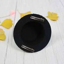 一套迷你帽子，圣帕特里克节派对帽 - 绿色闪光三叶草设计，饰有三叶草和金色点缀，非常适合爱尔兰节日、游行和派对装饰 - 彩色 - 查看 6