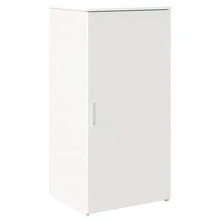 vidaXL Armoire de rangement blanc 50x45x103,5 cm ingénierie du bois - Blanc - Voir 2