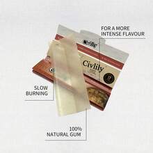 Civlily Mercury Natural Charcoal Paper, Slow Burning Paper, Size: 12.5*11.2*5.8, Large Size 32 Sheets Per Book (24 Books Per Box), Convenient Booklet, Even Burning, Easy Rolling, Suitable For Family Gatherings, Outdoor Travel, Festival Gifts, Daily Use.