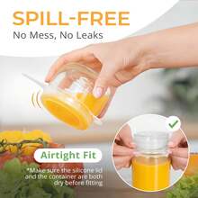 12 Pack Small Stretch Thick Durable Silicone Can Lid Reusable Silicone Yogurt Lids Storage Covers Seal Cups Small Bowls Jars Fruits Covers - Multicolor - View 5