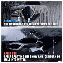 JB-XPCS Car De-Icing And Snow-Melting Agent Windscreen Defroster Door Locks Icing A Spray Of Icing Applies To Car Windows, Windscreen, Door Locks, Car Door Lock Unfreezing, Automotive Deicer